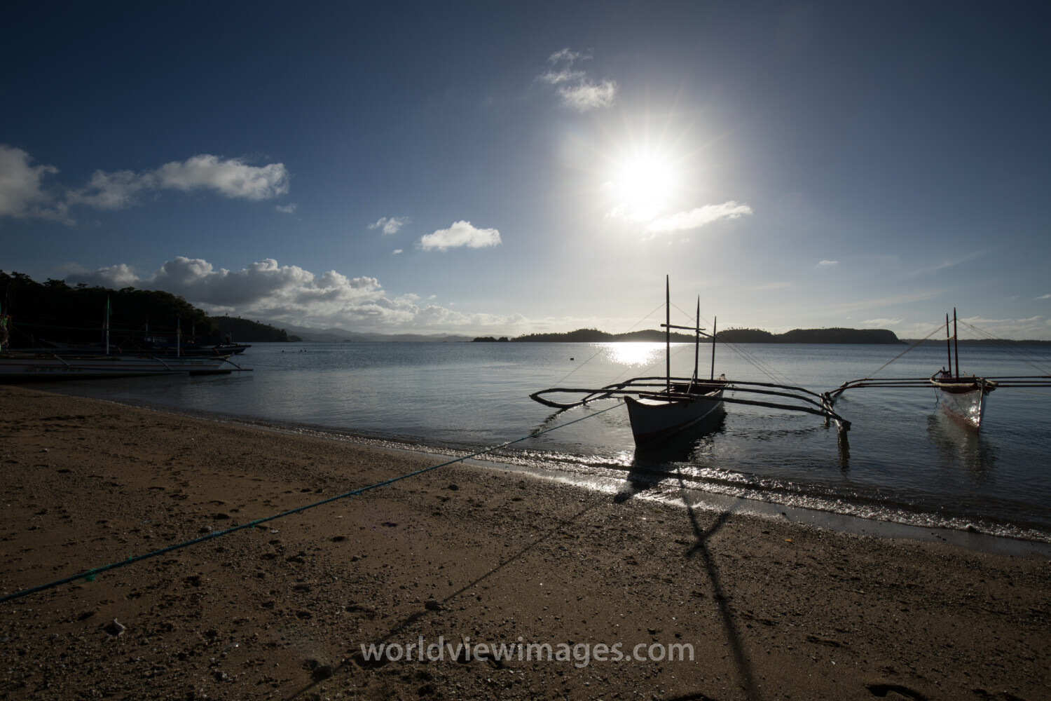 Fishing boats in the Philippines