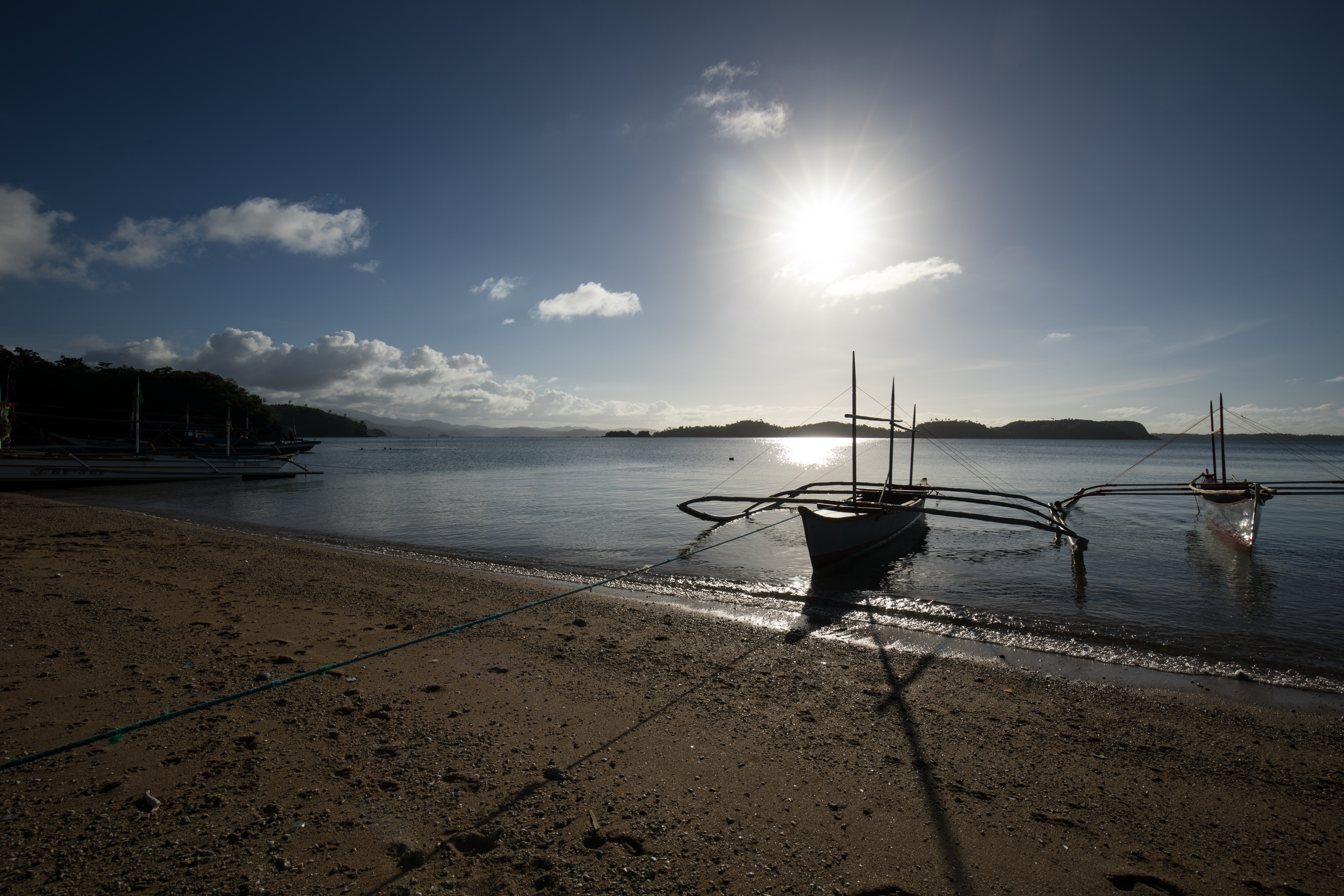 Fishing boats in the Philippines