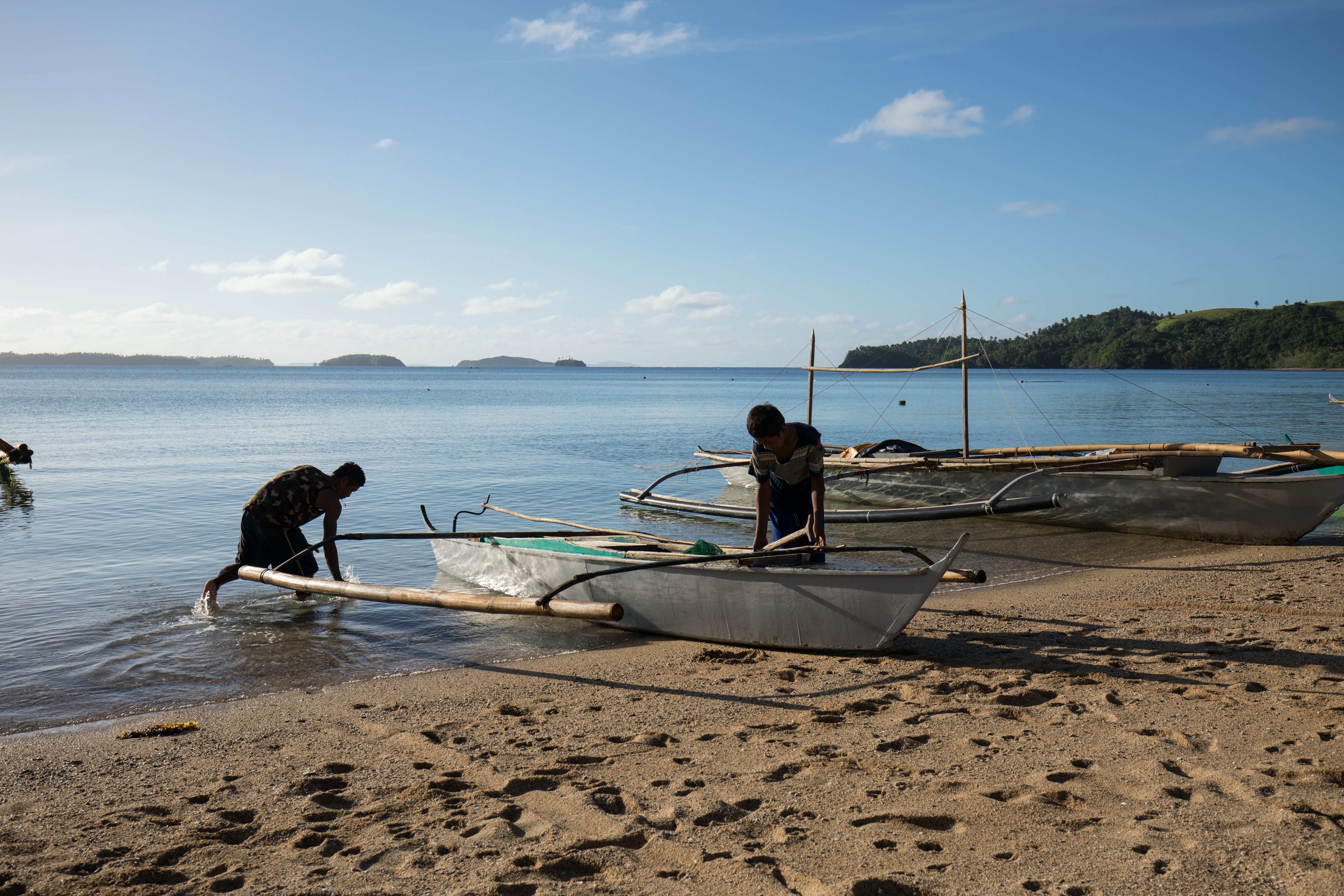 Fishing boats in the Philippines