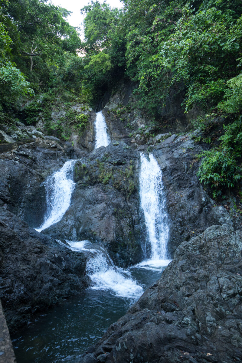 Waterfall in the Philippines — Beatutiful Mountain fed waterfalls in the Philippines — Philippines, Camarines Sur, Luzon, scenic, waterfall