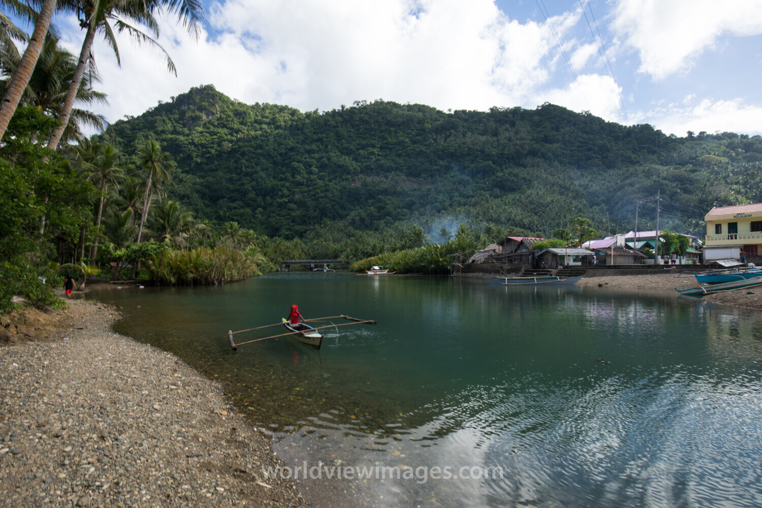 Lagoon in the Philippines