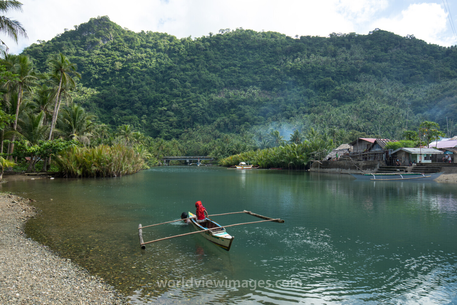 Lagoon in the Philippines