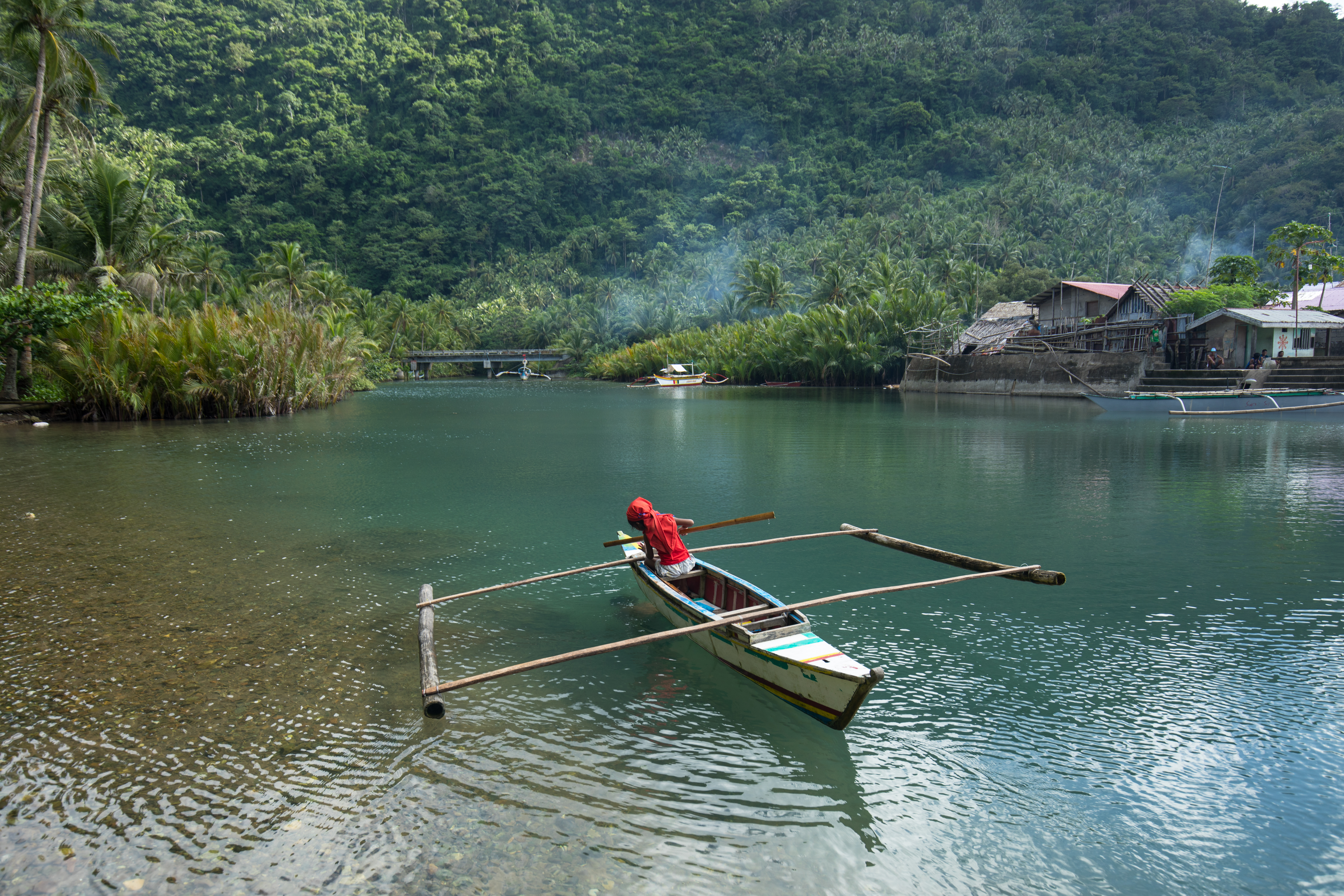 Lagoon in the Philippines
