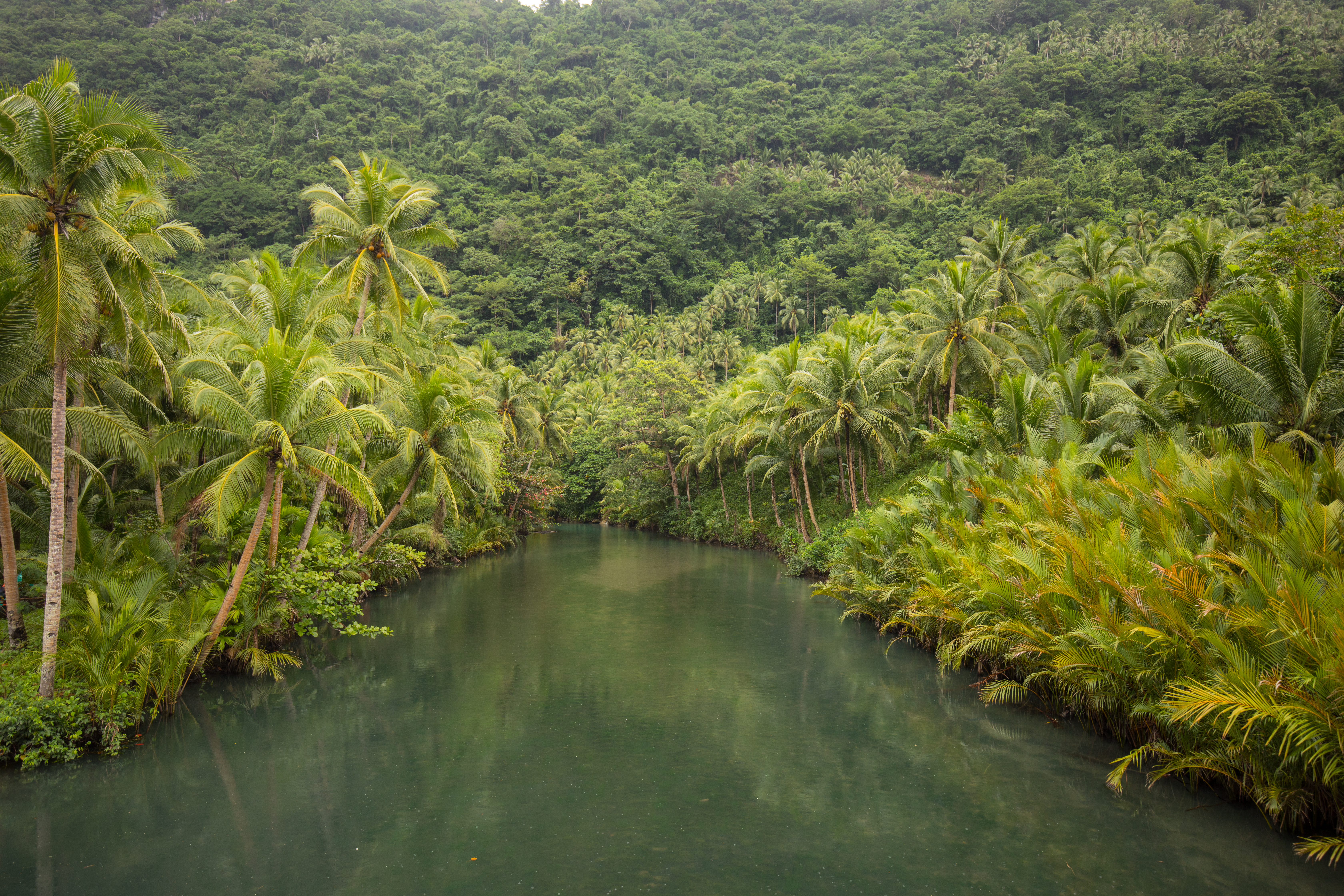 Lagoon in the Philippines