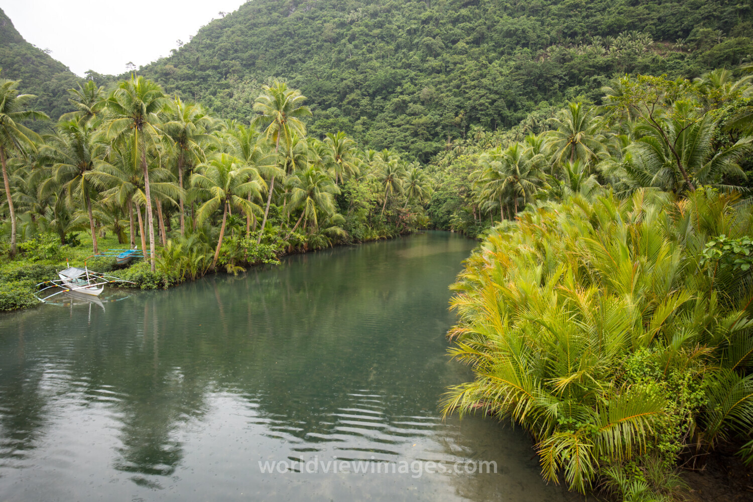 Lagoon in the Philippines