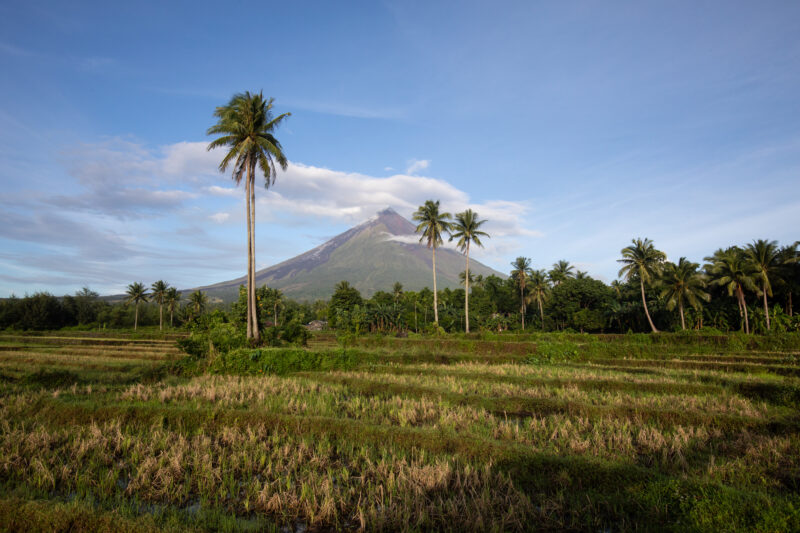 Volcano Mayon in the Philippines — Philippines, Camarines Sur, Luzon