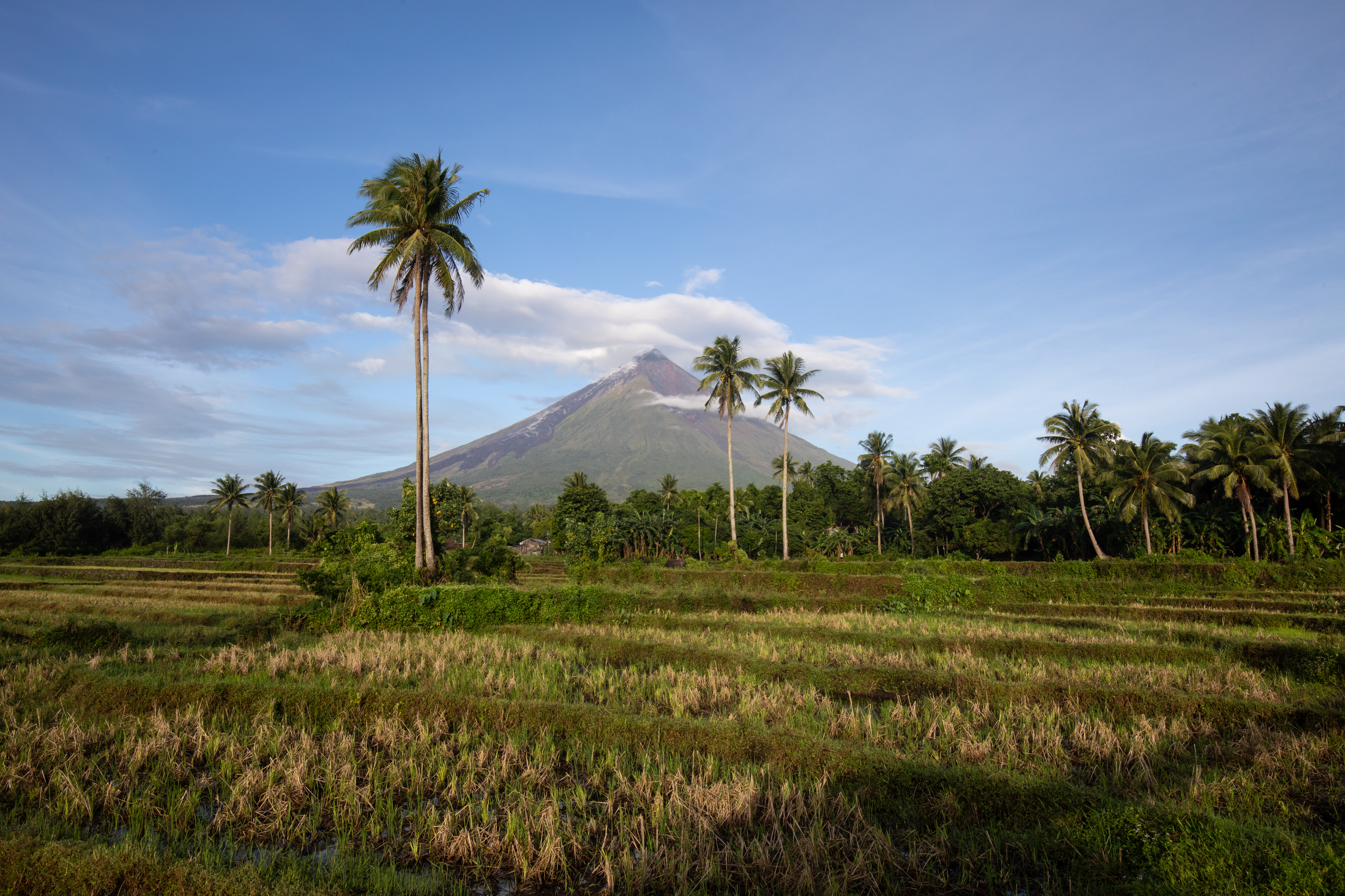 Volcano Mayon in the Philippines