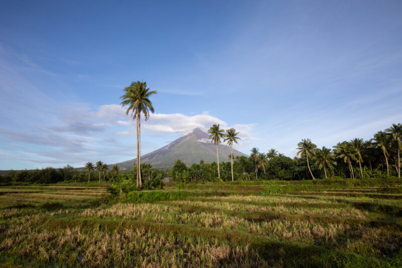 Volcano Mayon in the Philippines — Philippines, Camarines Sur, Luzon