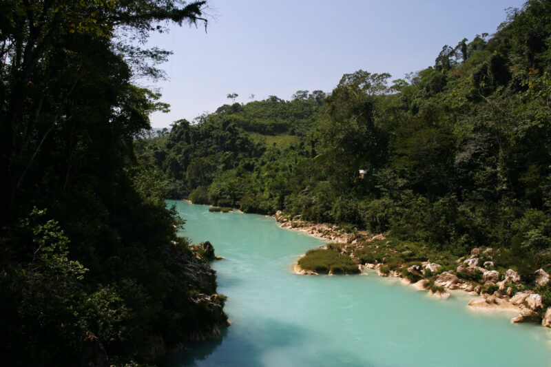 Photo: River Scene — Mexico, Agua Azul