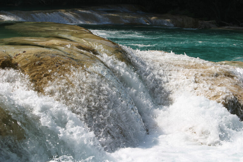 Waterfall Scenic — Stock Images of Rivers — Mexico, Agua Azul, waterfall, waterfalls
