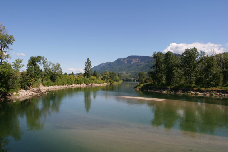 River Scene — British Columbia, Canada, Rivers, River, Okanagan Valley
