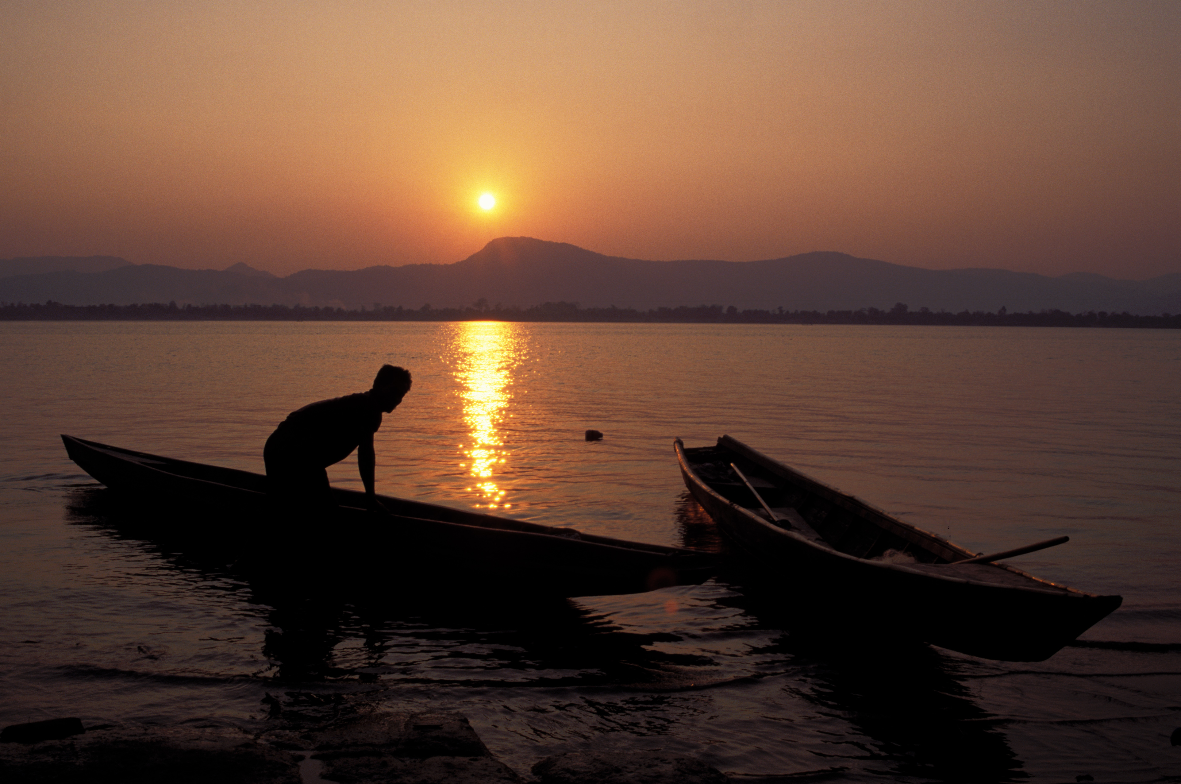 Sunset Along the River
