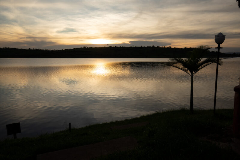 Sunset on a lake in Rwanda — The beautiful Topi in Kibira National Park in Rwanda — Rwanda, Africa, Animals, Topi, Antelope