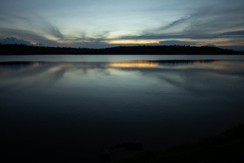 Sunset on a lake in Rwanda — The beautiful Topi in Kibira National Park in Rwanda — Rwanda, Africa, Animals, Topi, Antelope