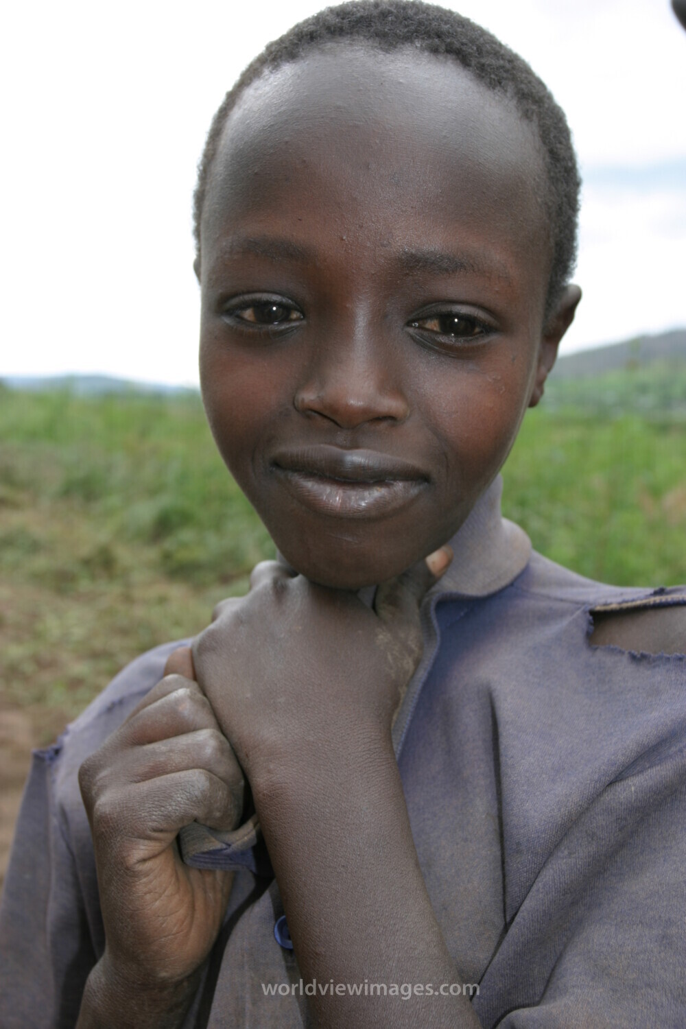 Girl in Rwanda