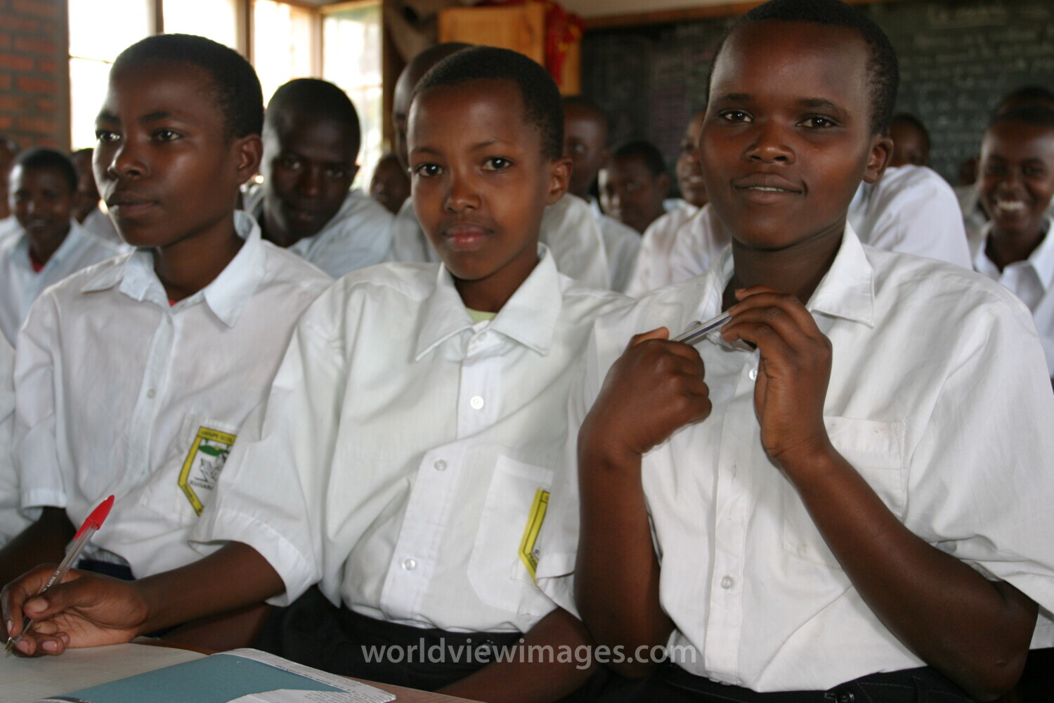 Students Attend School in Rwanda