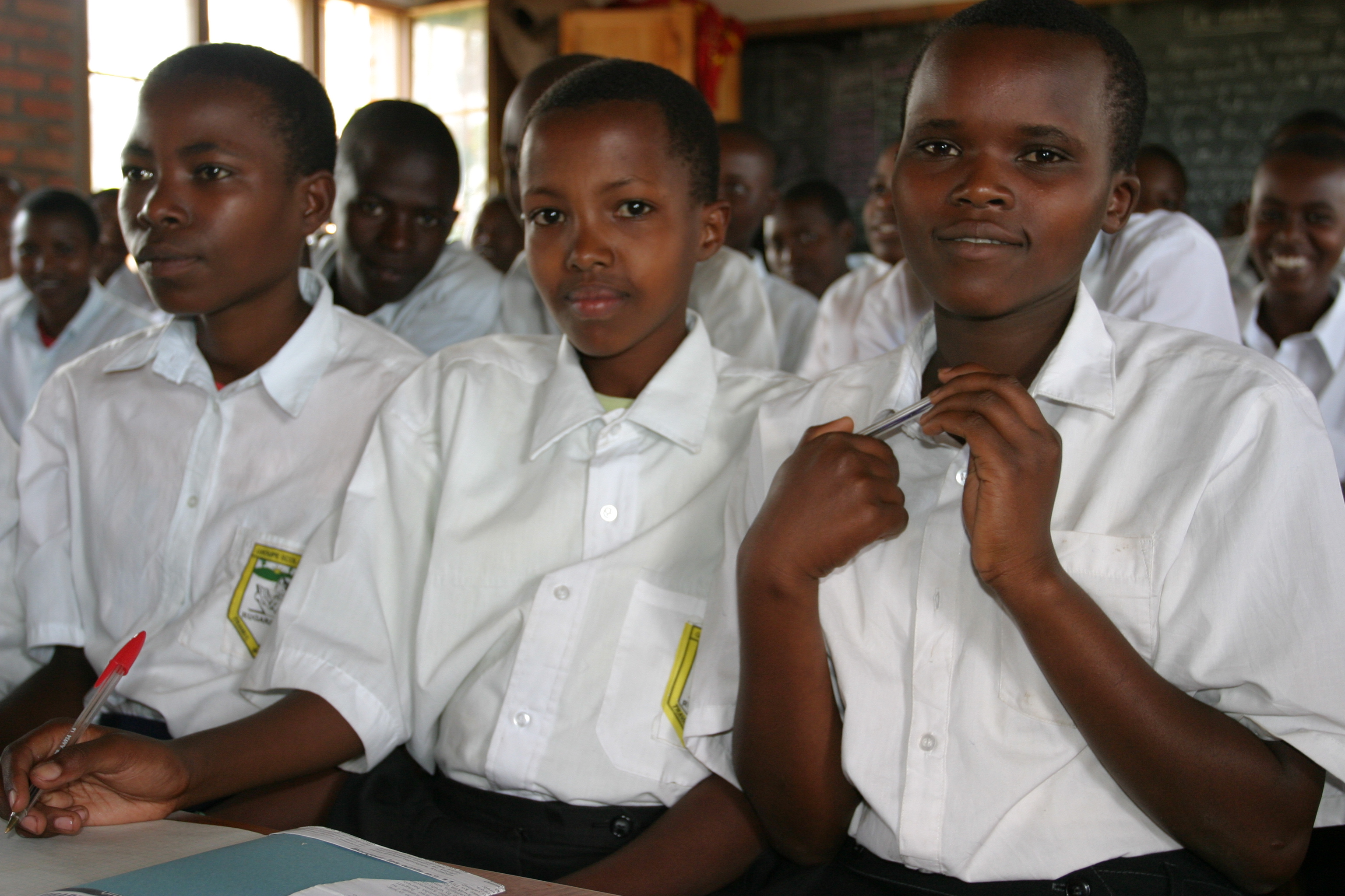 Students Attend School in Rwanda