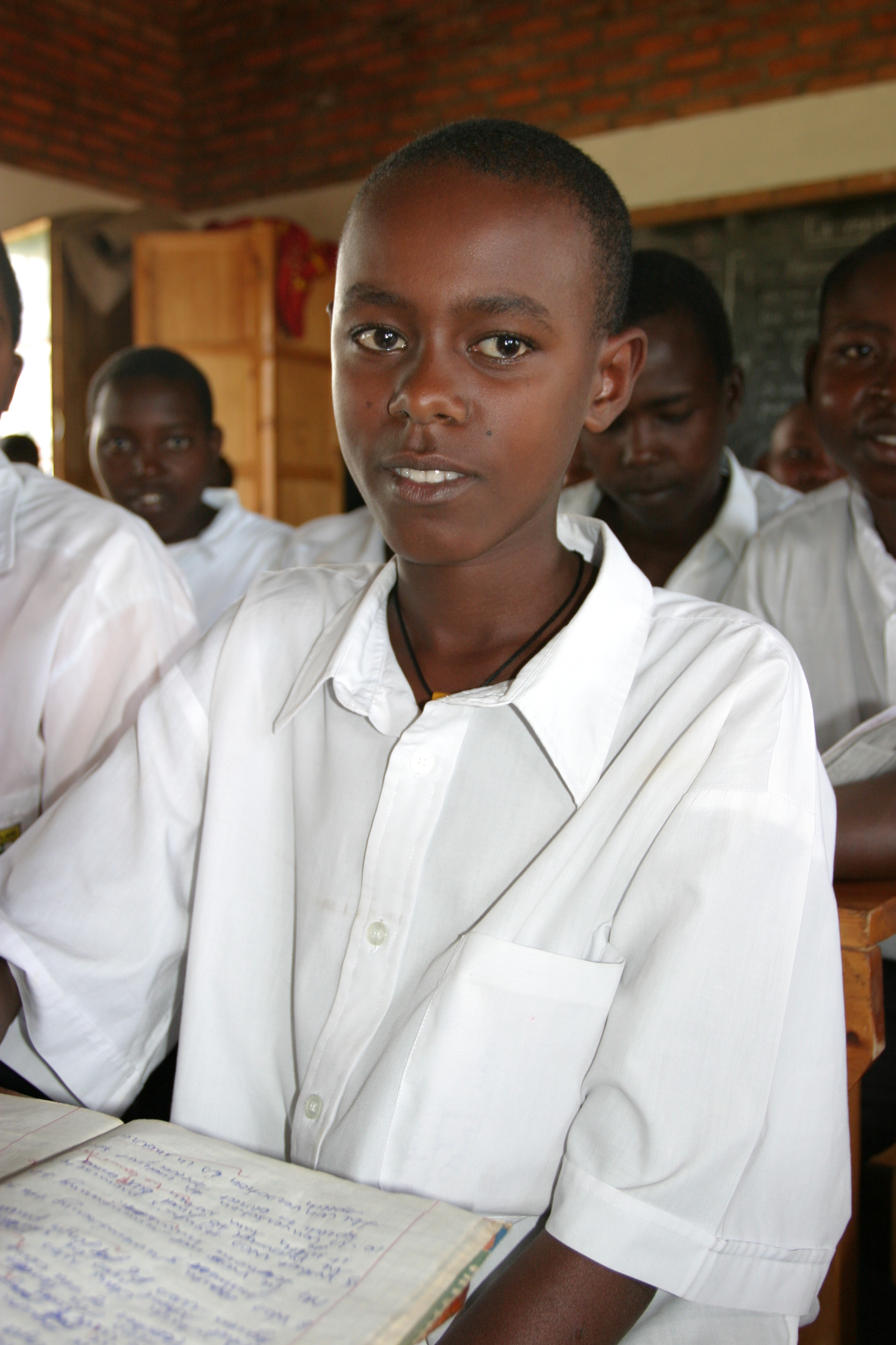 Students Attend School in Rwanda