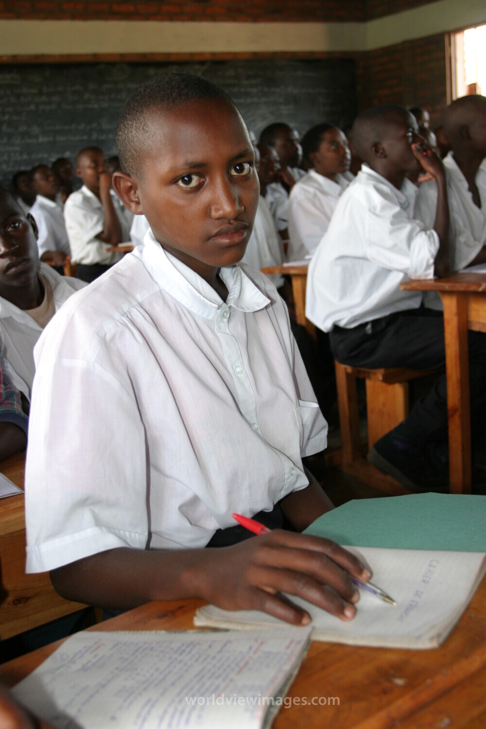 Students Attend School in Rwanda
