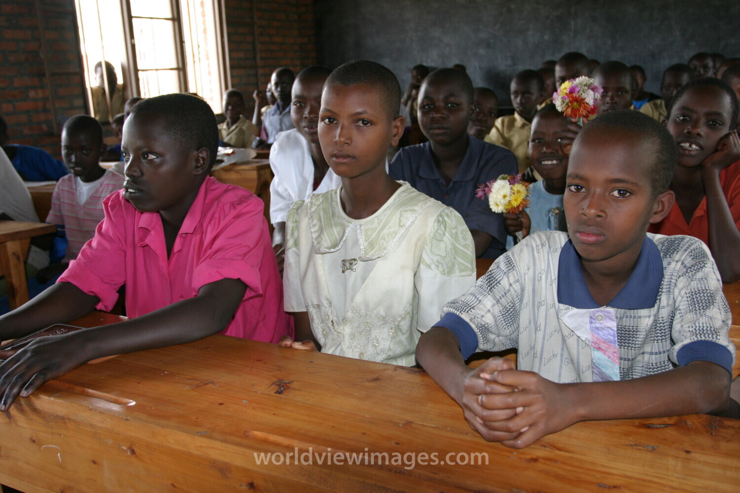 Students Attend School in Rwanda