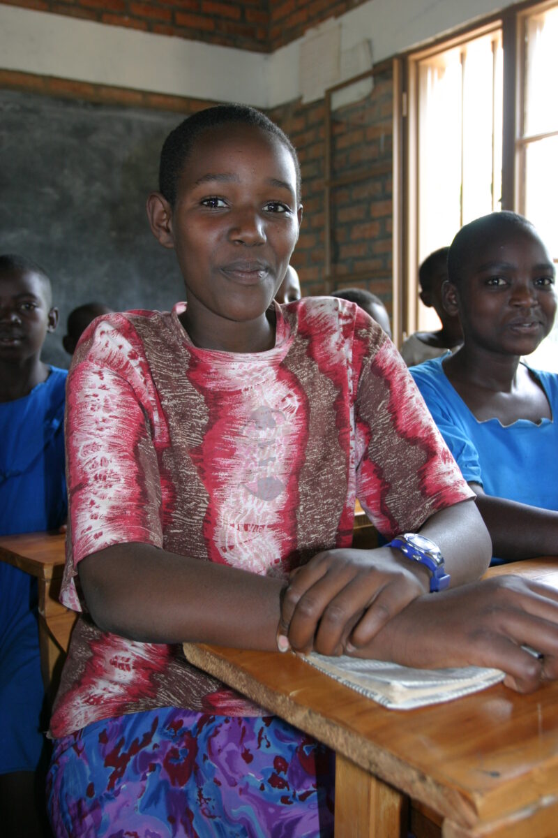 Students Attend School in Rwanda — Students in a School built with funding from ADRA and the Canadian Government — Rwanda, Africa