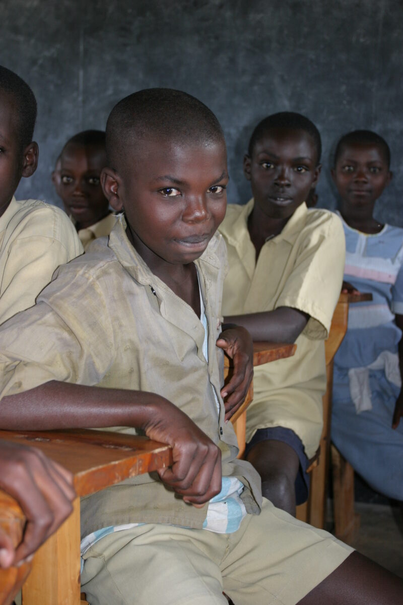 Students Attend School in Rwanda — Students in a School built with funding from ADRA and the Canadian Government — Rwanda, Africa