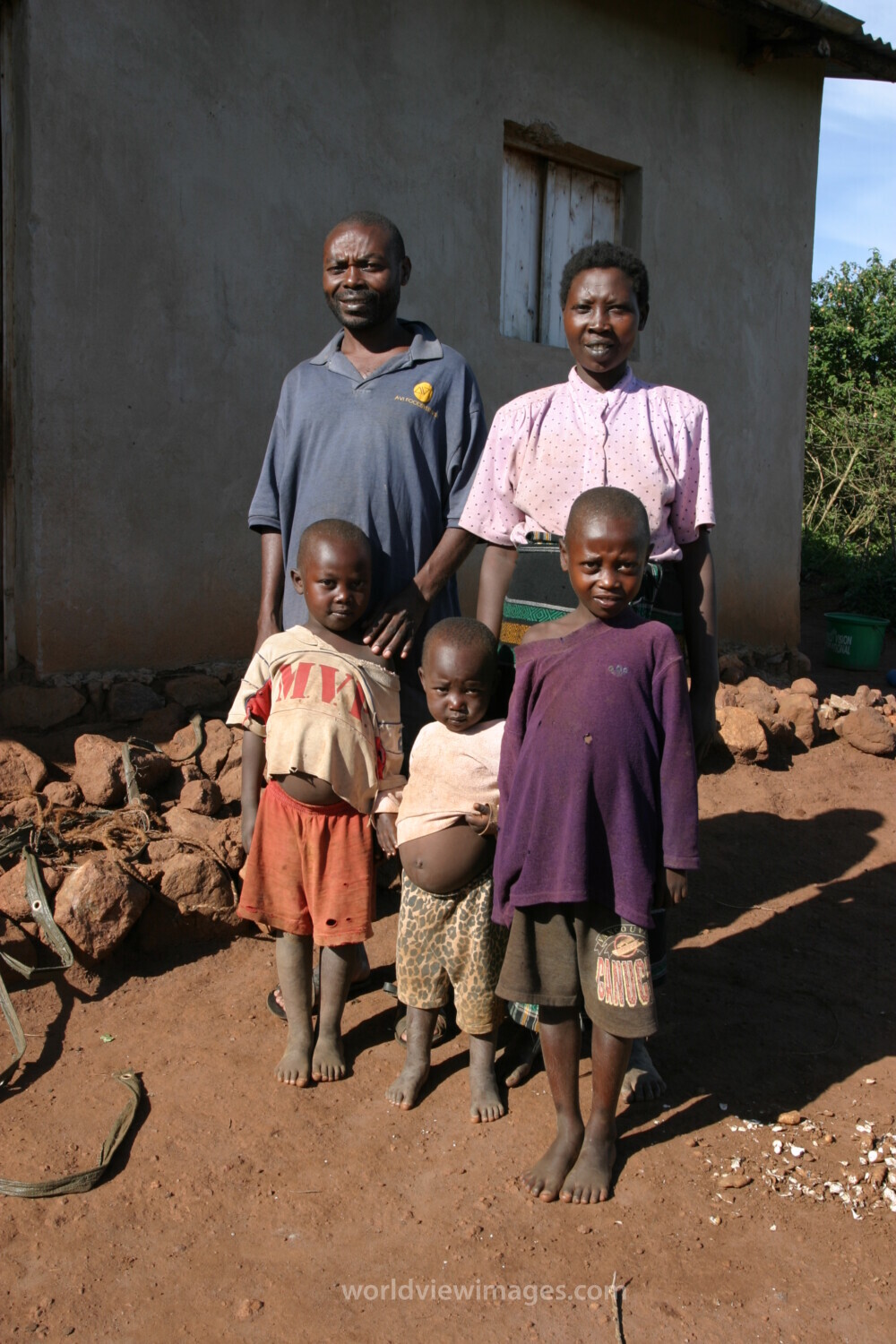 Family Group in Rwanda