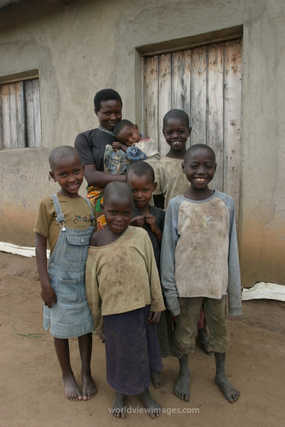 Family Group in Rwanda