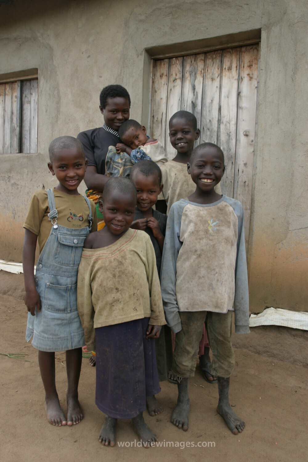 Family Group in Rwanda