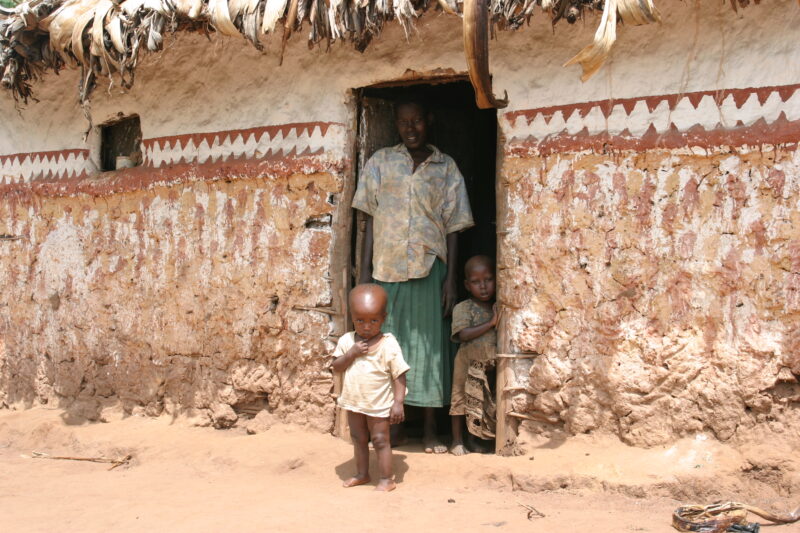 Stock Images of Rwanda — People living in poverty in rural Rwanda — Rwanda, Africa