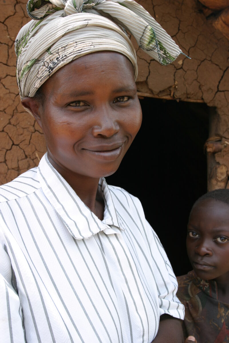 Woman in Rwanda — People living in poverty in rural Rwanda — Rwanda, Africa