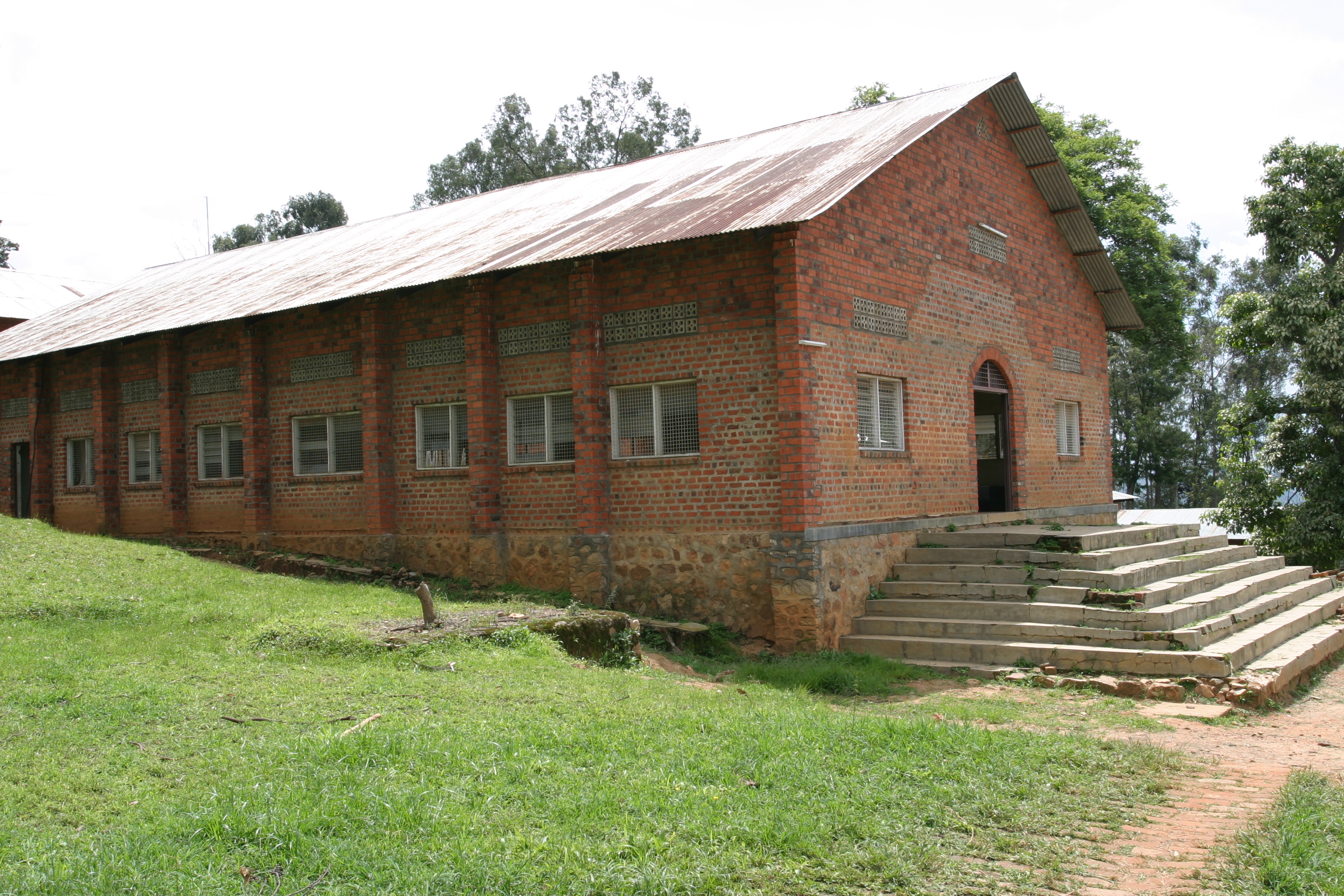 Adventist Church in Rwanda where people who had taken refuge were slaughtered in the Genocide of 1994.