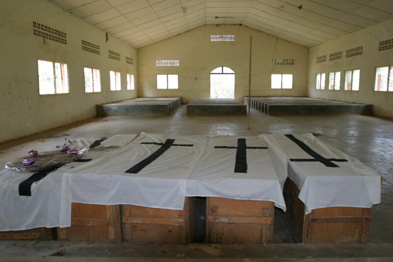 Adventist Church in Rwanda where people who had taken refuge were slaughtered in the Genocide of 1994. — A Seventh-day Adventist Church in Rwanda where many ...