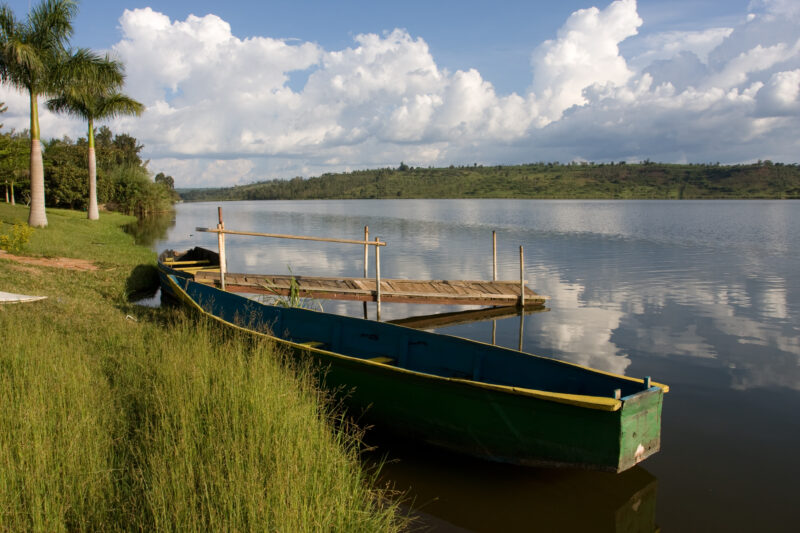 Lake Muhazai in Rwanda