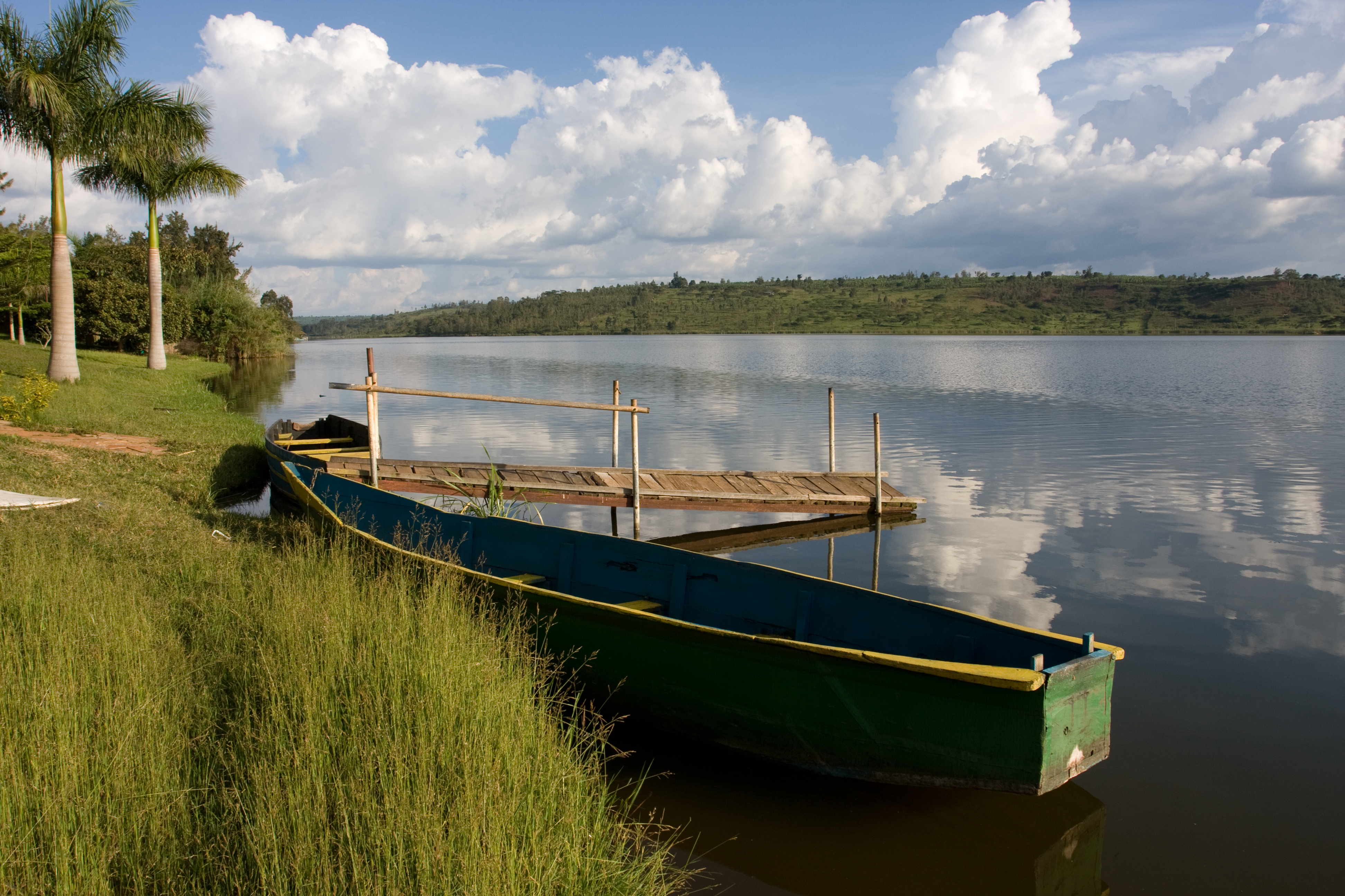Lake Muhazai in Rwanda