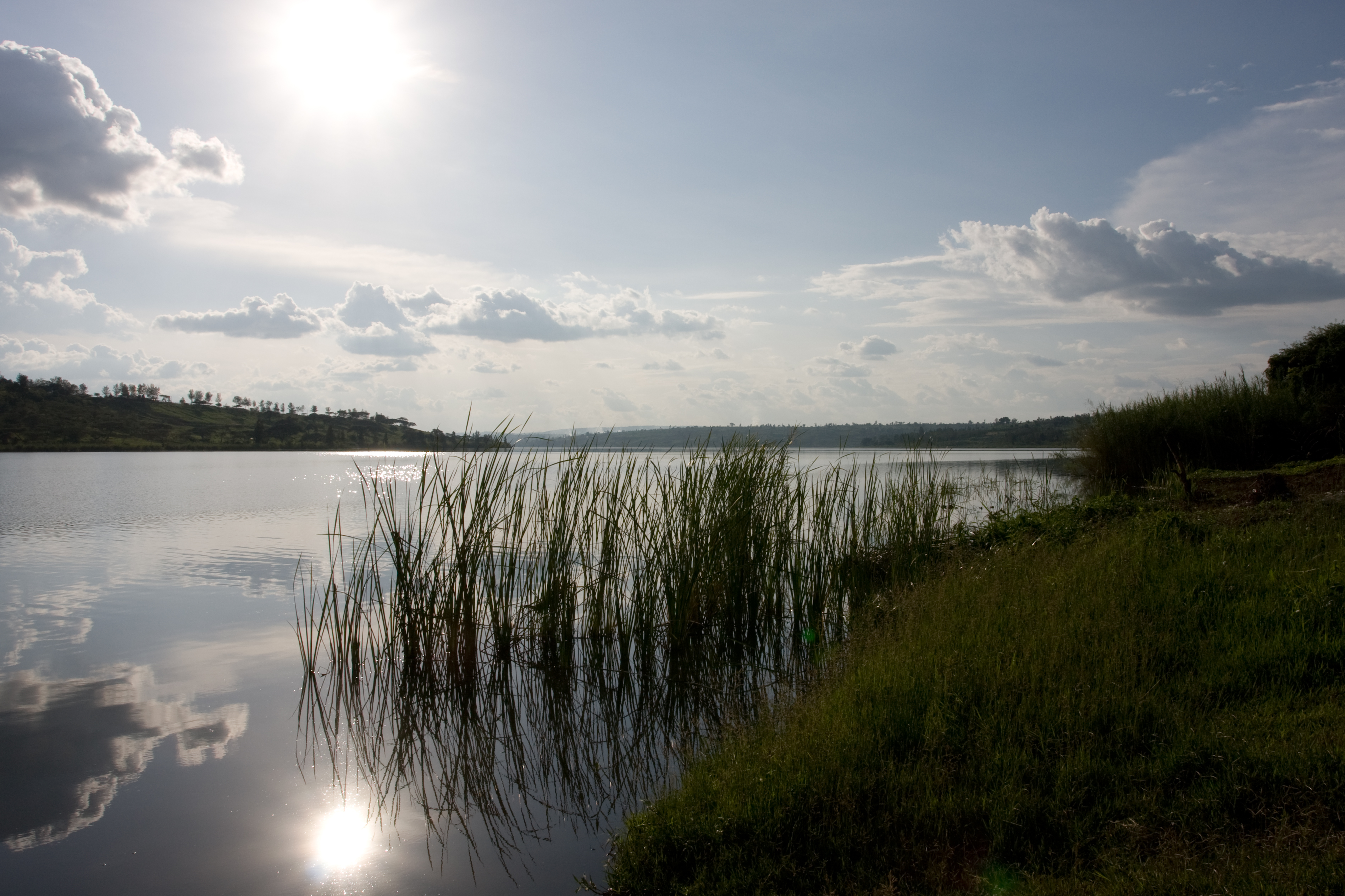 Lake Muhazai in Rwanda