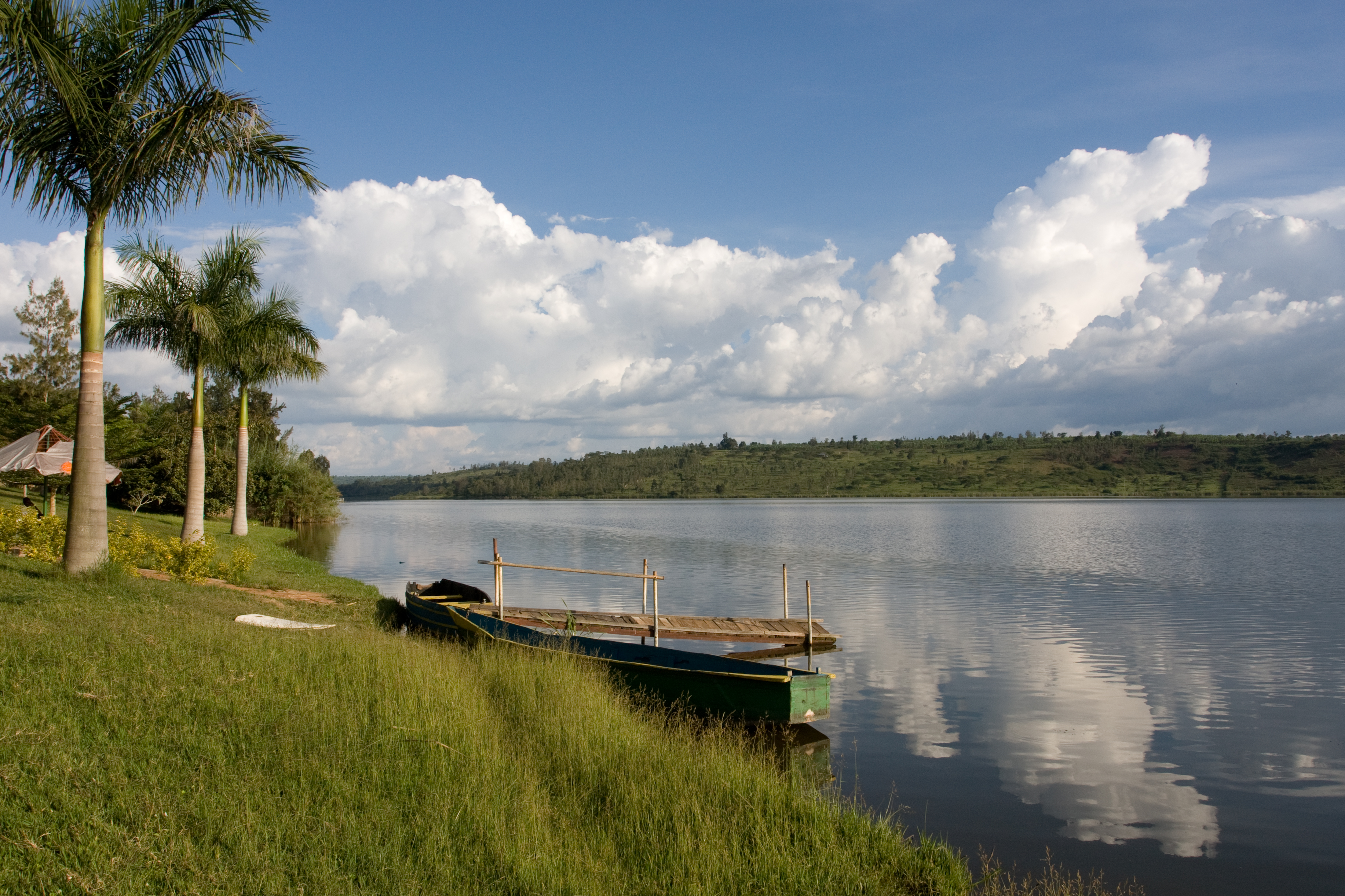 Lake Muhazai in Rwanda