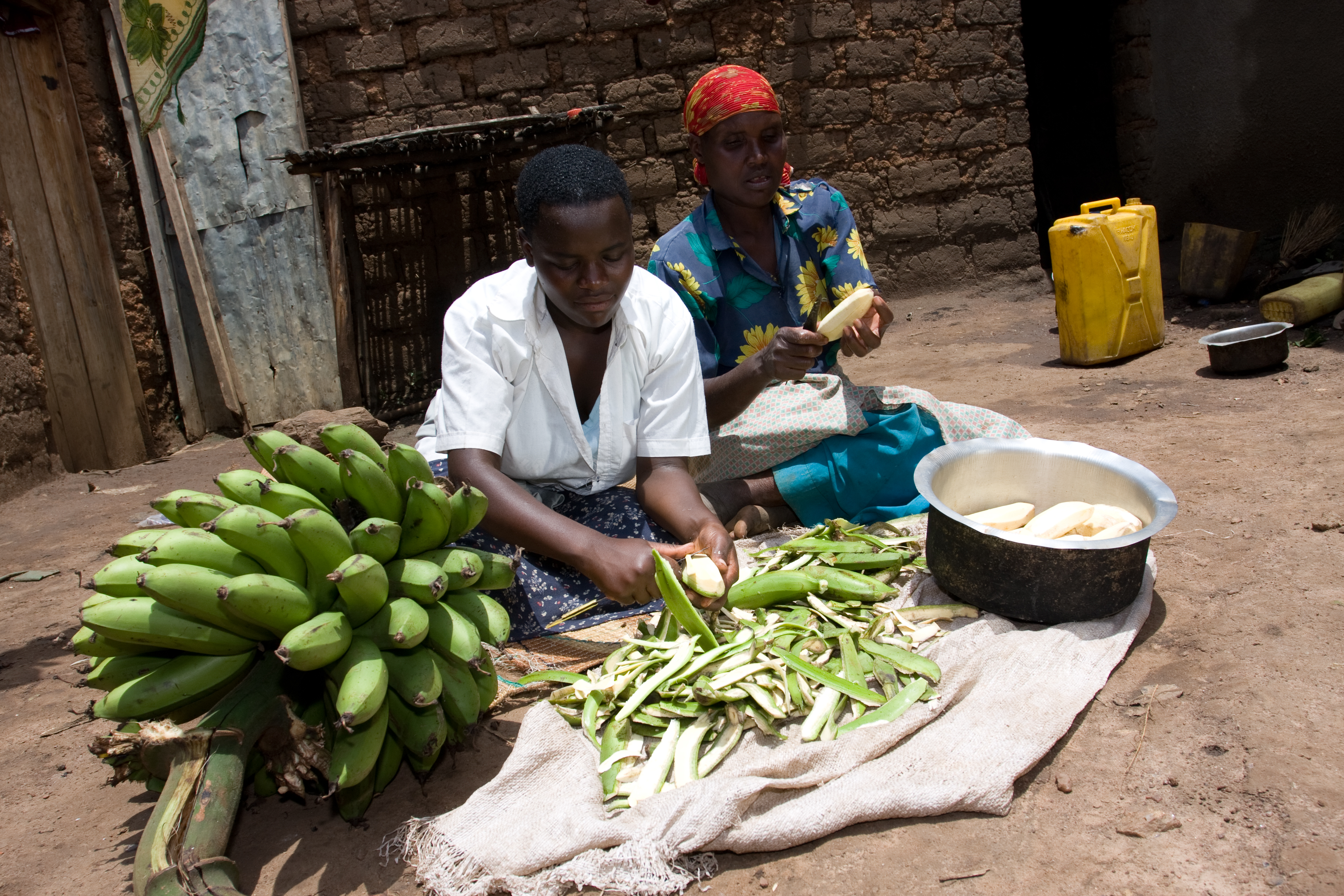 Food Prep in Rwanda