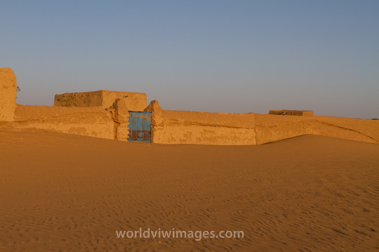 Walled Compound in the Desert