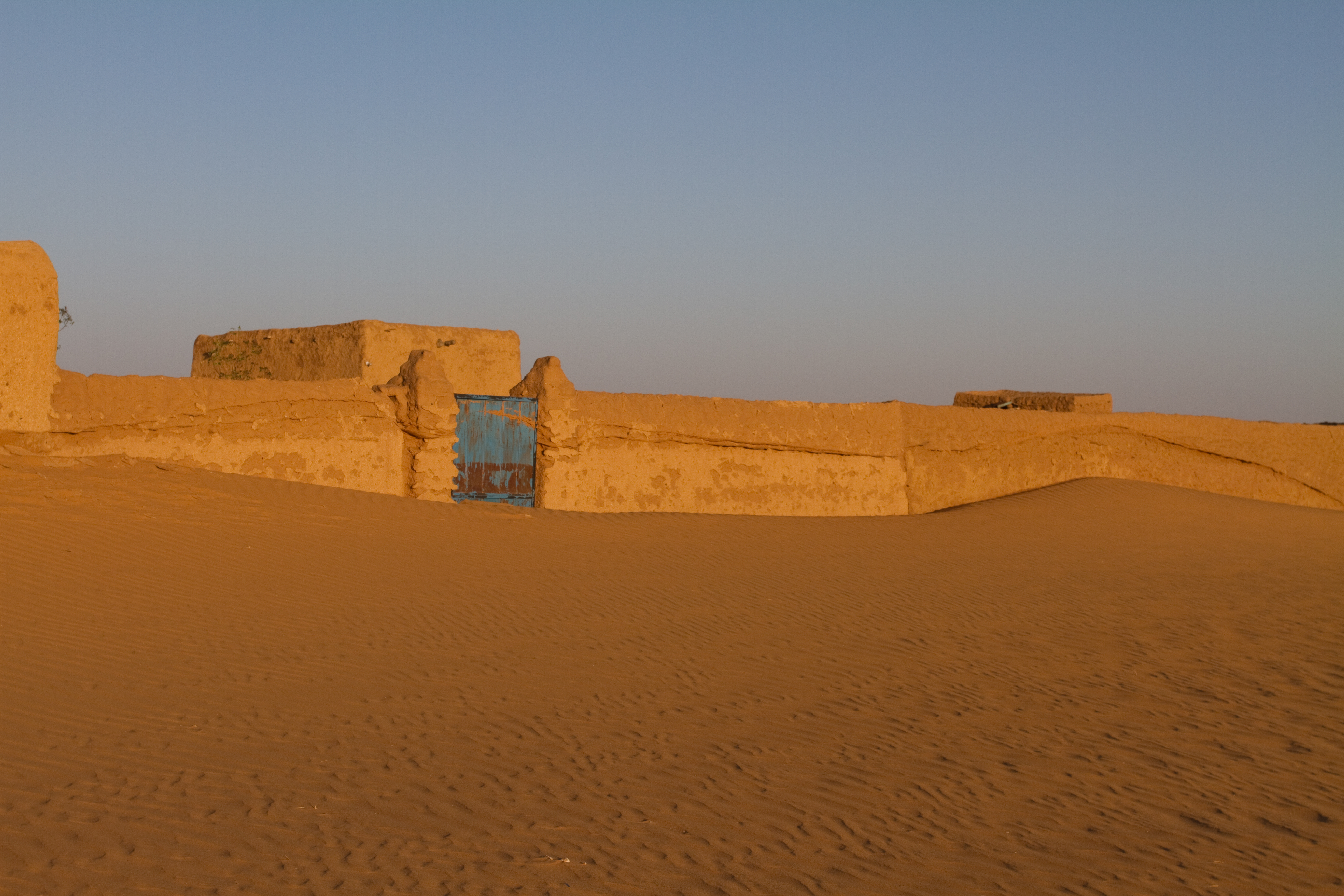 Walled Compound in the Desert