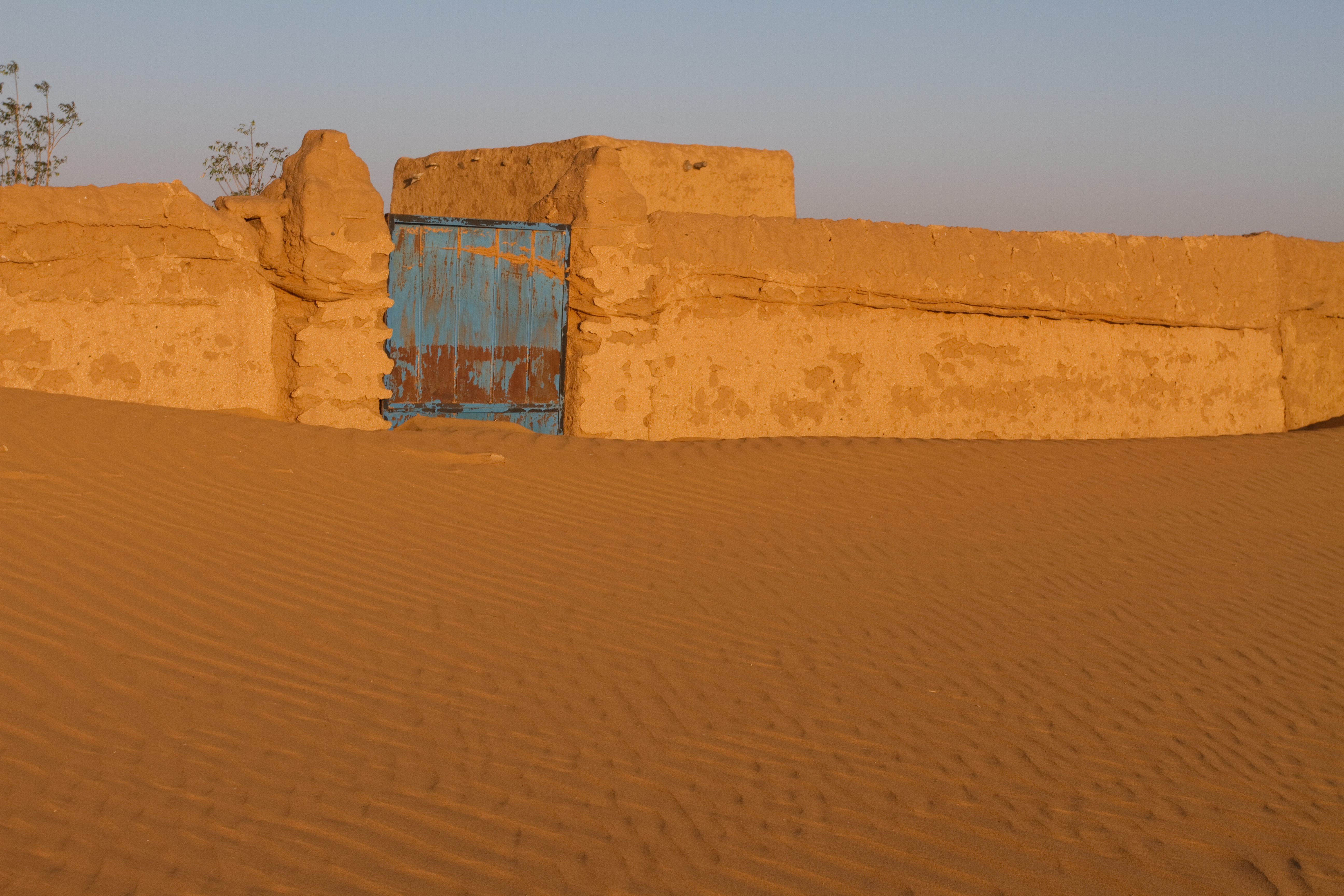 Walled Compound in the Desert