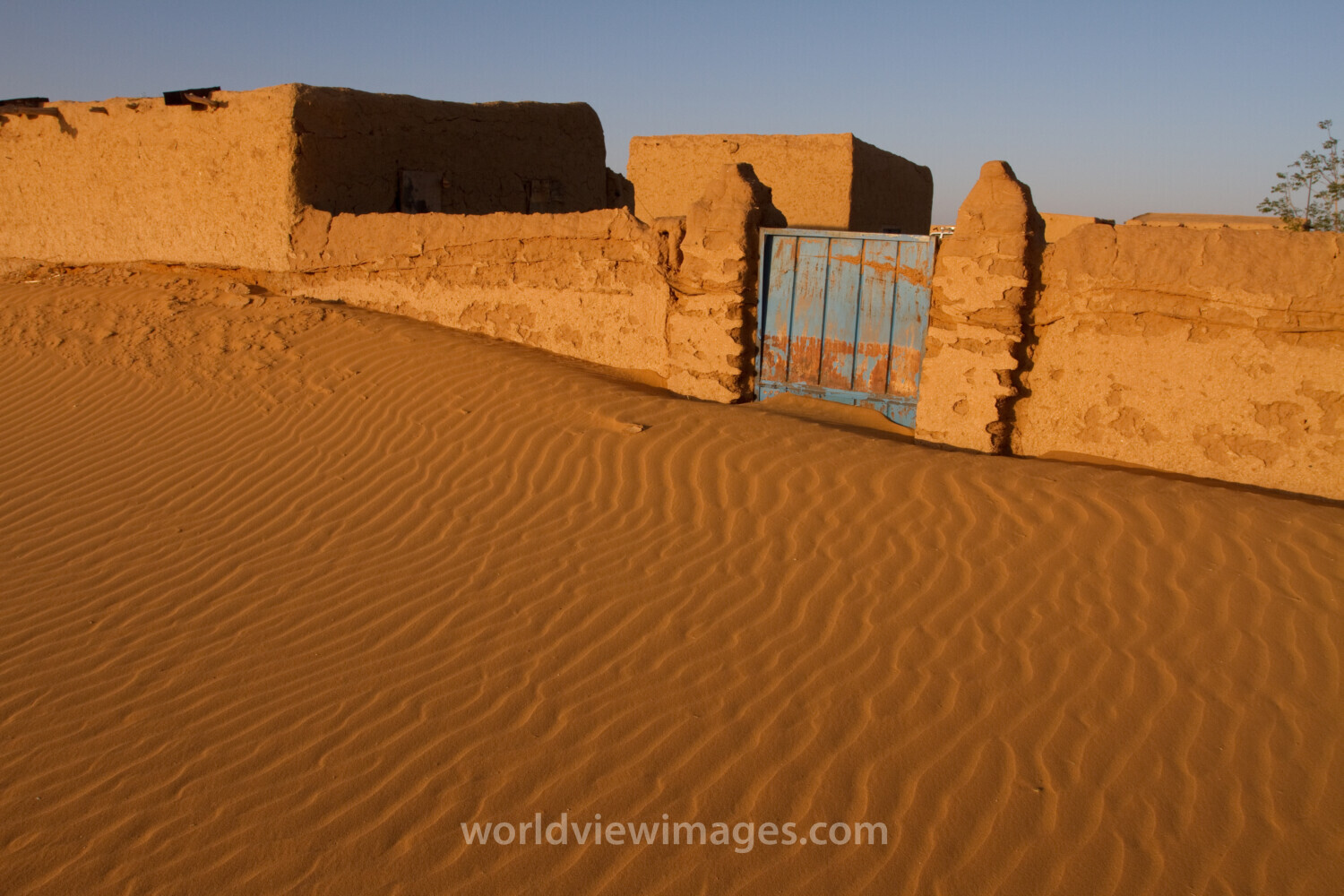 Walled Compound in the Desert