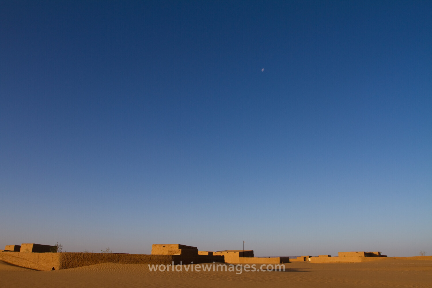 Walled Compound in the Desert