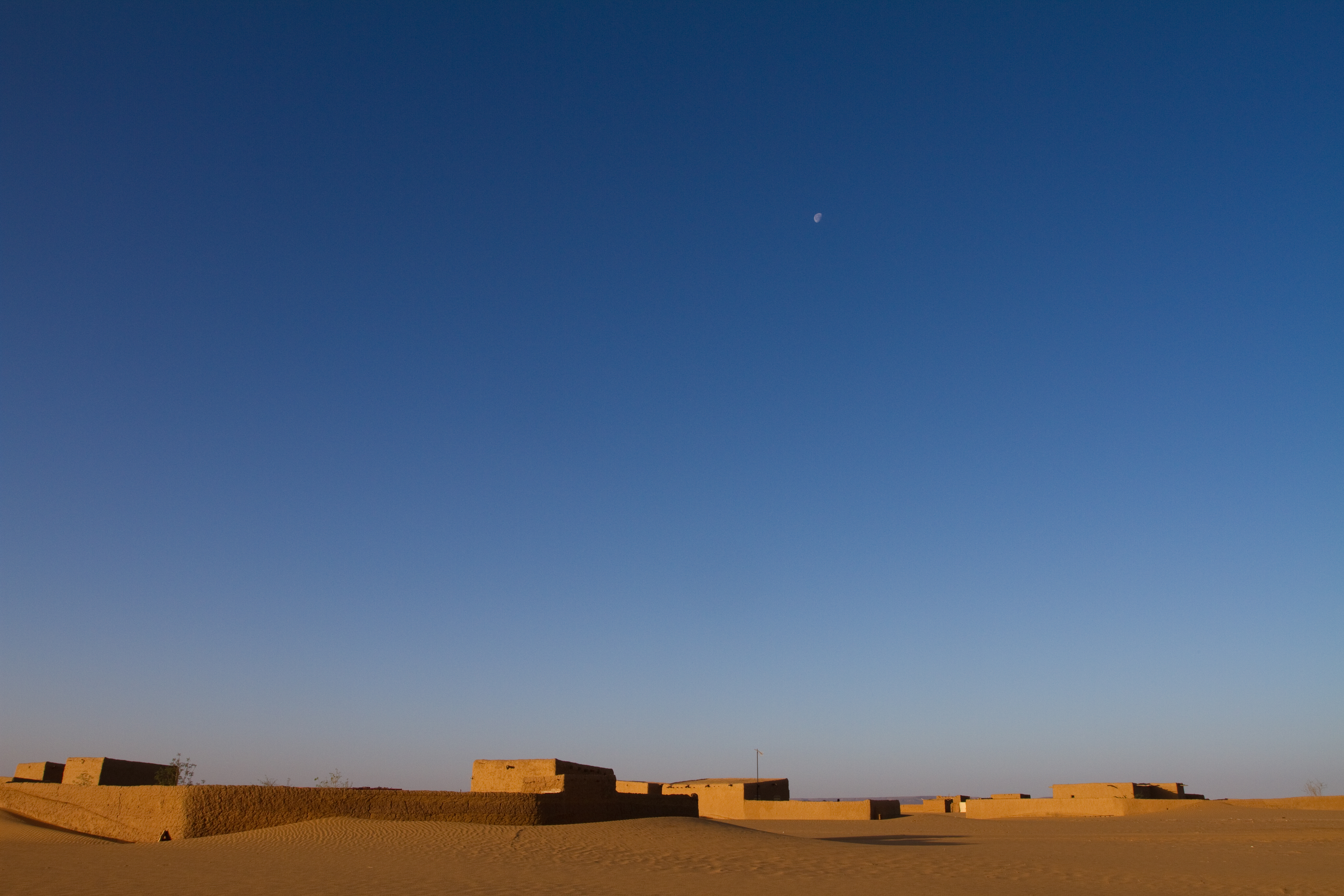 Walled Compound in the Desert