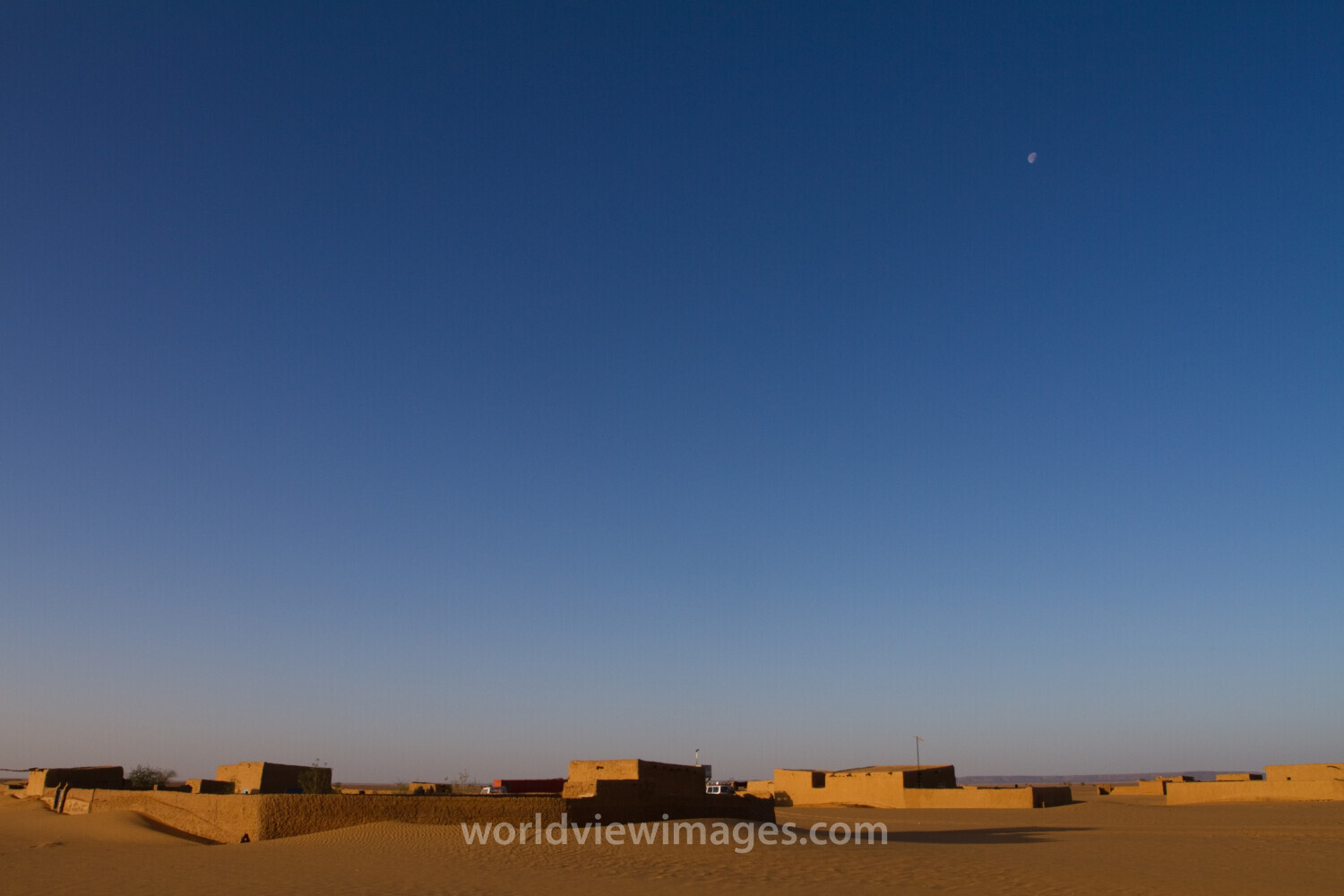 Walled Compound in the Desert