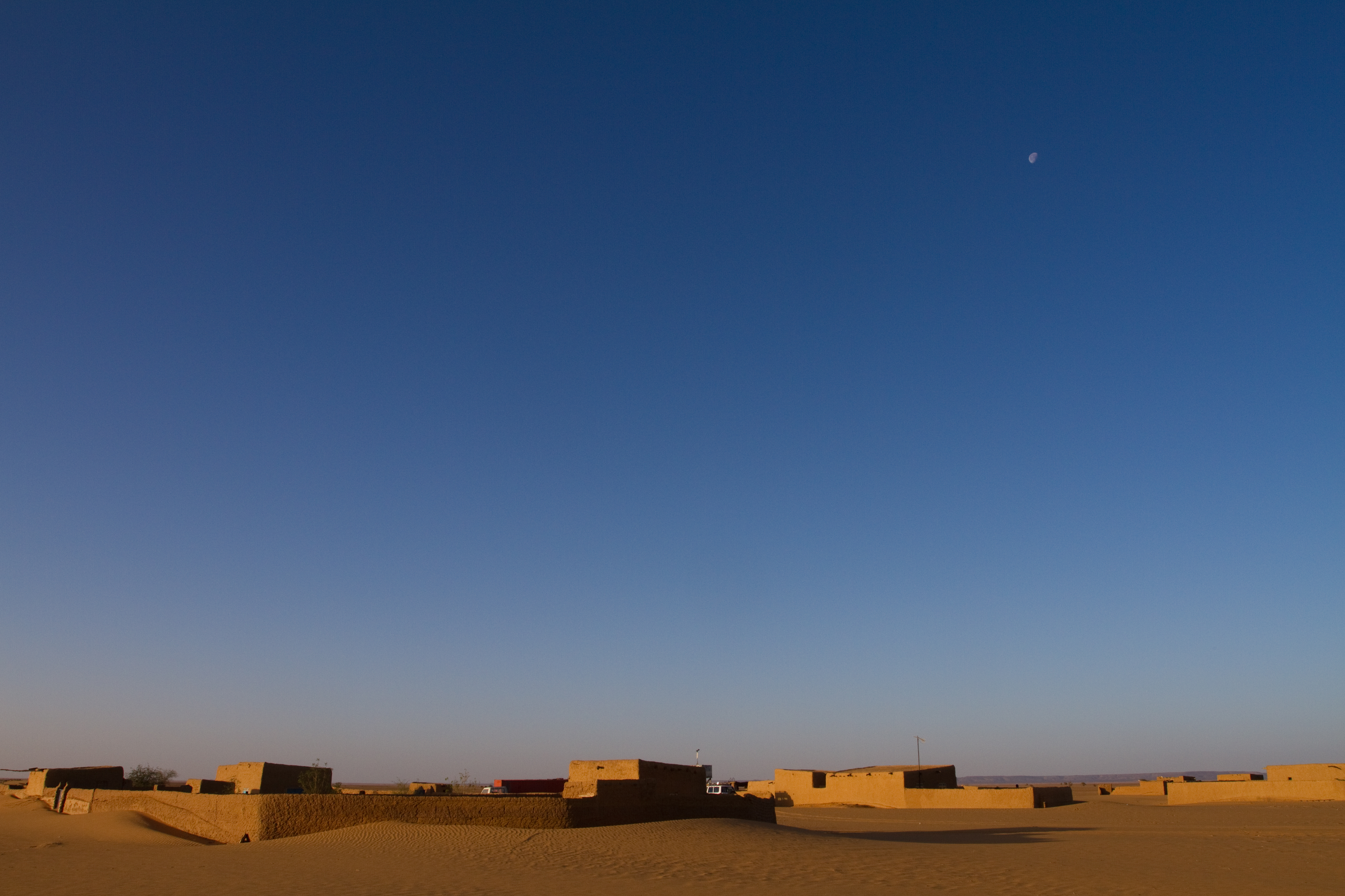 Walled Compound in the Desert