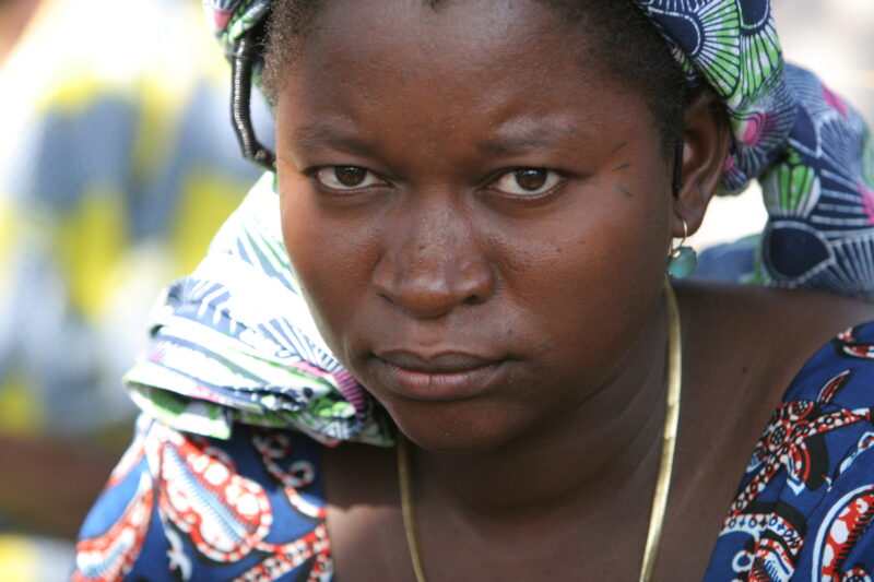 Woman in Togo Africa — Closeup of a woman in Togo in West Africa — Togo, Africa, West Africa, faces, women