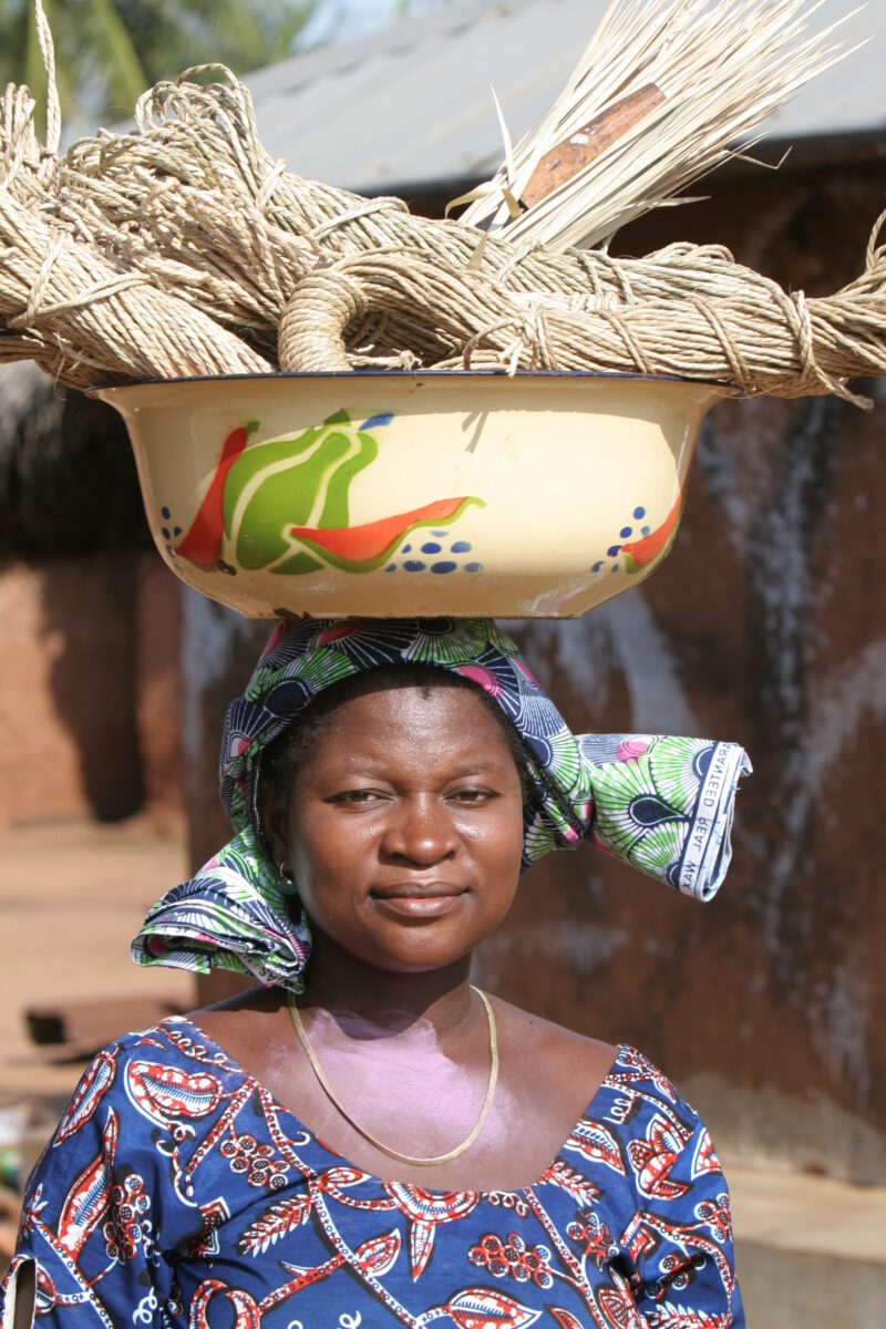 Making Rope in Togo — Women in Togo, West Africa, learn how to make rope from local materials to provide income for their childre. — Togo, Africa, West Afric...