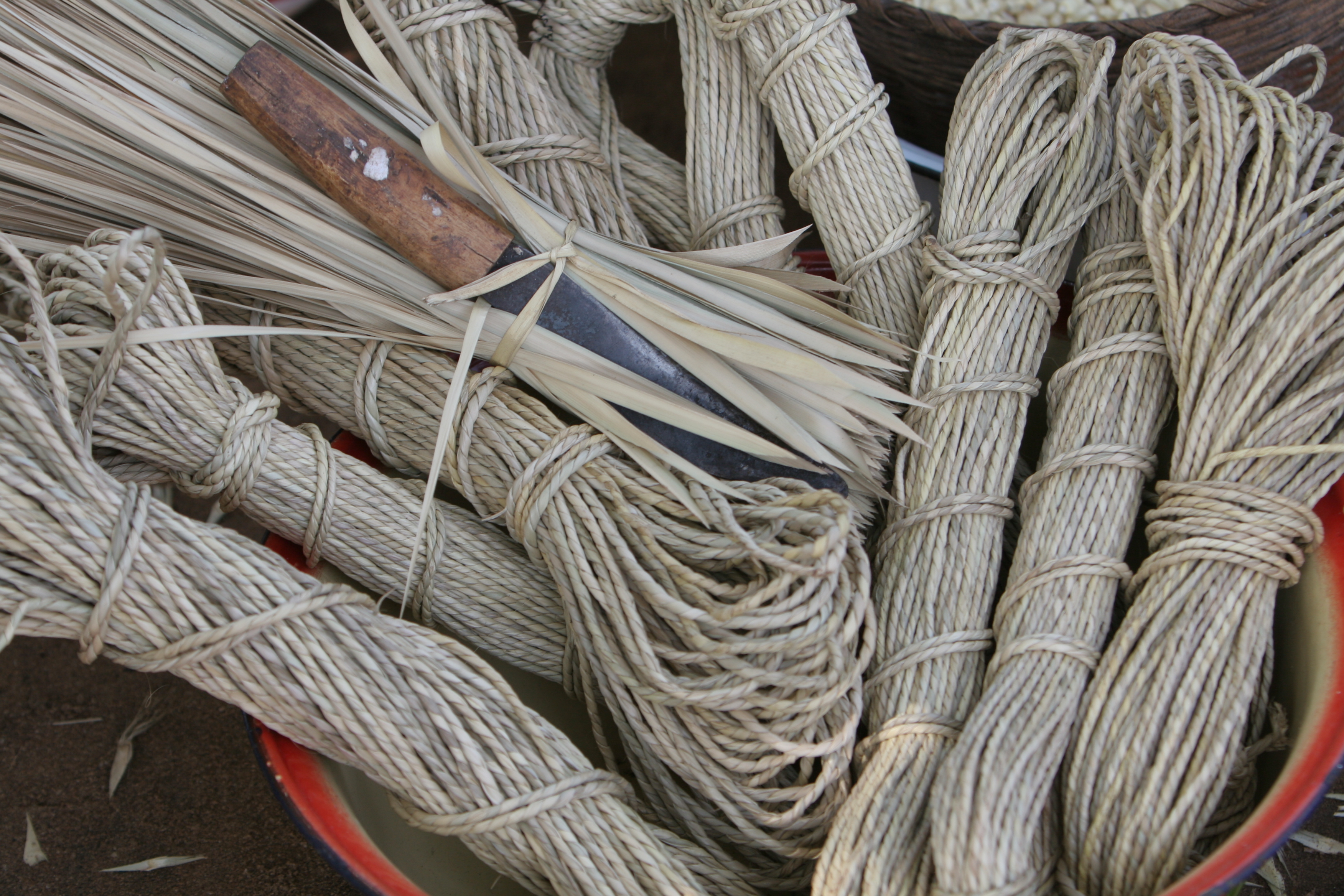 Making Rope in Togo