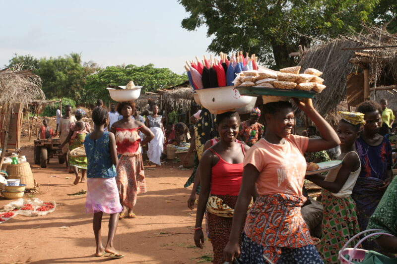 Market in Togo — Togo, Africa, West Africa